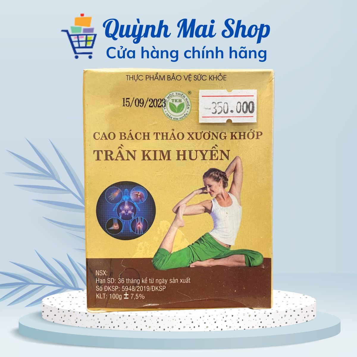 Cao bách thảo xương khớp Trần Kim Huyền hỗ trợ làm giảm các triệu chứng của thoái hóa khớp, viêm khớp, đau nhức xương khớp, đau mỏi cơ bắp, tăng tiết dịch ổ khớp - 100g